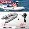 INMAR 270-TS (9' 0â€) Aluminum Floor Tender Inflatable Boat + DF9.9BS motor