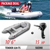 INMAR 320-TS (10' 6â€) Aluminum Tender Inflatable Boat + DF15AS motor