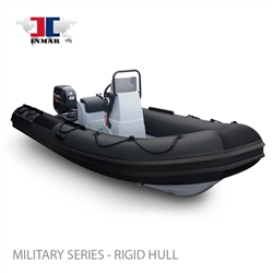 INMAR Black RHIB inflatable boats - military, patrol, search and