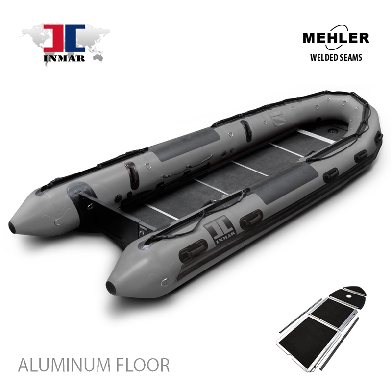 INMAR-530-PT-HD aluminum floor - grey, Patrol Inflatable Boat