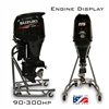 Outboard Engine Display Stand 40 to 300 HP Models